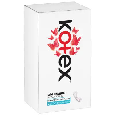 Kotex прокладки ежедневные ультратонкие 56 шт 