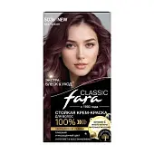 Fara стойкая крем краска для волос classic 503в баклажан