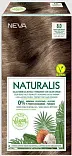 Naturalis стойкая крем краска для волос 8.0 интенсивный светлый каштановый