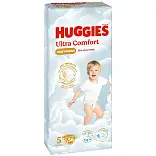 Huggies ultra comfort 5 12-22 кг подгузники 56 шт для мальчиков