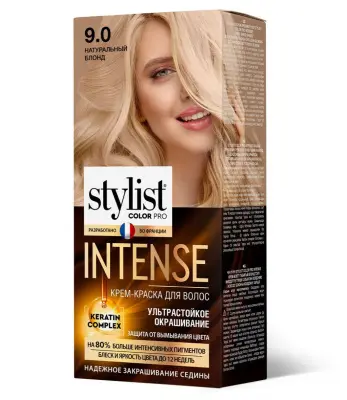 Stylist Color Pro краска для волос тон 9.0 натуральный блонд 
