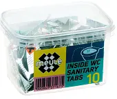 Meule таблетки для чистки внутренней полости унитаза 25г 10шт