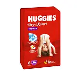 Huggies expert 6 xxl 15-25 кг трусики подгузники 36 шт