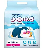 Joonies пеленки детские одноразовые 60 х 45 10 шт