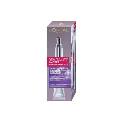 L' Paris антивозрастной крем ревиталифт филлер против морщин для области вокруг глаз 15 мл 