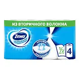 Zewa кухонные полотенца двухслойные белые 4 шт