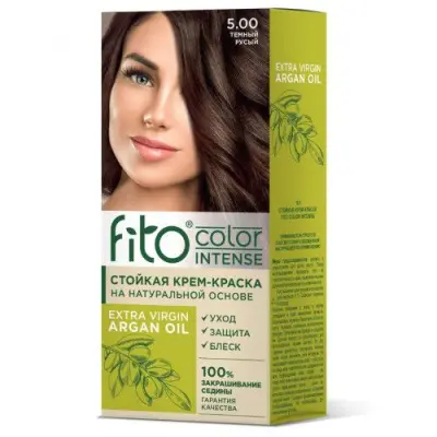 Fito color краска для волос тон 5.00 темный русый 