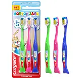 Colgate доктор заяц детская зубная щетка 2+ 2+1 супермягкая промо