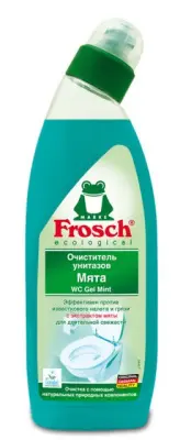 Frosch Очиститель унитазов МЯТА, 0,75 л. 