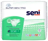 Подгузники BELLA SUPER SENI TRIO  Large по 10 шт