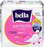 Прокладки супертонкие BELLA ULTRA DEO, 10шт (розов)