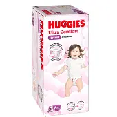 Huggies ultra comfort 5 12-17 кг трусики подгузники 84 шт для девочек