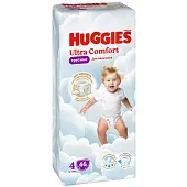 Huggies ultra comfort 4 9-14 кг трусики подгузники 46 шт для мальчиков
