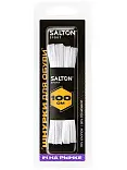 Salton sport шнурки для обуви с пропиткой плоские белые 100 см
