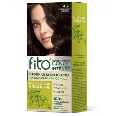 Fito color краска для волос тон 4.7 холодный каштан
