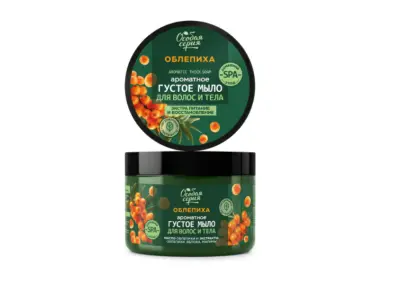 Особая серия ароматное густое мыло для волос и тела облепиха экстра питание и восстановление 500 мл 