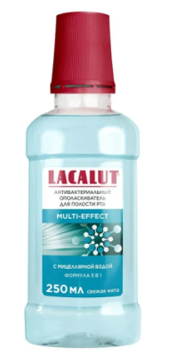 ЛАКАЛЮТ ополаскиватель для полости рта Мульти-Эффект антибактериальный  250мл 