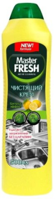 Master FRESH чистящий крем аромат лимона  500 мл 