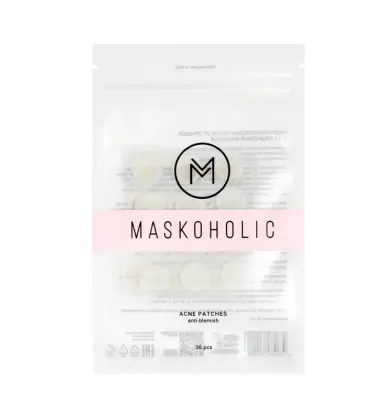 Maskoholic гидроколлоидные патчи от прыщей с салициловой кислотой 36 шт 