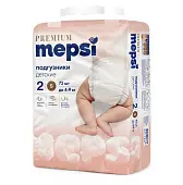 Mepsi детские подгузники premium s 4 9 кг 72 шт