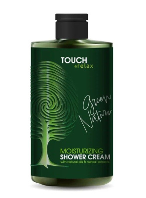 TOUCH&Relax увлажняющий крем гель для душа green nature 450 мл 
