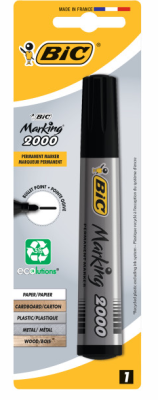 BIC перманентный маркер 2000 черный 1.4мм б1 
