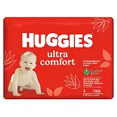 Huggies влажные салфетки ultra comfort алое 168 шт
