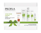 PROFKA экспертный комплекс для ухода за проблемной кожей acne stop набор 1 шт/4
