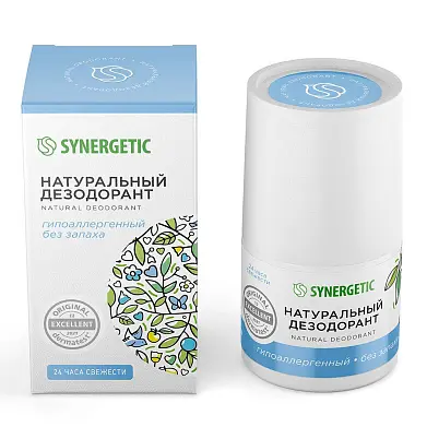 Synergetic натуральный дезодорант без запаха 50 мл
