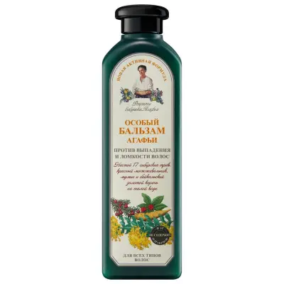 Рецепты Бабушки Агафьи бальзам для волос против выпадения и ломкости особый 350 мл 