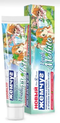 Новый жемчуг зубная паста fresh 100 мл 