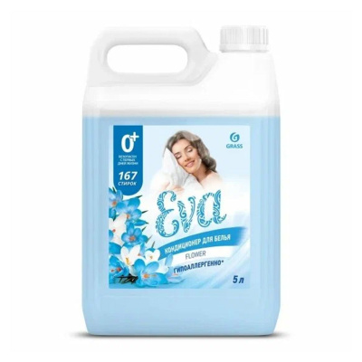 GraSS кондиционер для белья eva flower концентрированный канистра 5 кг 