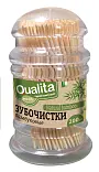 Qualita зубочистки 200 шт бамбуковые