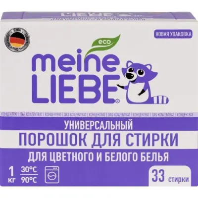 Meine Liebe универсальный стиральный порошок концентрат 1000 г 