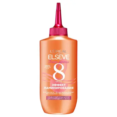 Elseve смываемый кондиционер для волос волшебная вода ламеллярный уход 8 секунд длина мечты для длинных поврежденных волос 200 мл 