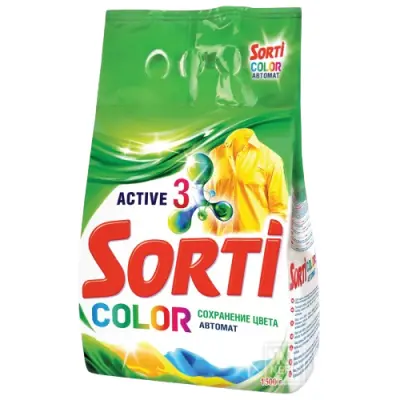 Sorti автомат колор стир порошок 1.5 кг 