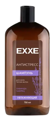 EXXE Шампунь 'Антистресс' Увлажняющий для всех типов волос, 750 мл 