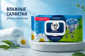 Антибактериальные влажные салфетки Emily Style