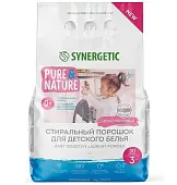 Synergetic гипоаллергенный стиральный порошок для детского белья baby 3 кг