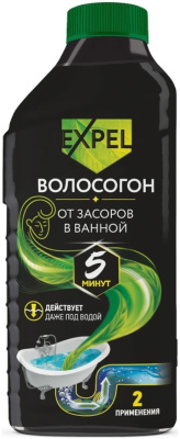 Expel гель для устранения засоров от волос Волосогон 500мл 