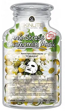 Skinlite антистрессовая маска ромашка