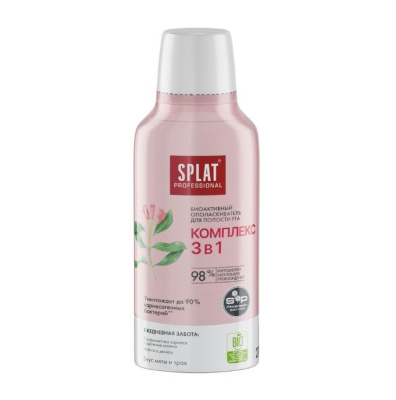 Splat Professional ополаскиватель комплекс 3 в1 275 мл 