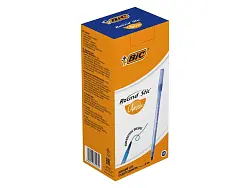 Bic шариковые ручки round stic classic синий цвет 30 штук