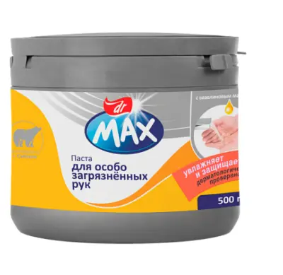 Dr MAX паста для рук с очищающим эффектом с вазелиновым маслом 500 гр 