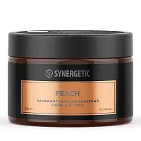 Synergetic парфюмированный скраб для тела peach персик 300 мл