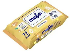 Mepsi влажные салфетки ромашка детские care 72 шт