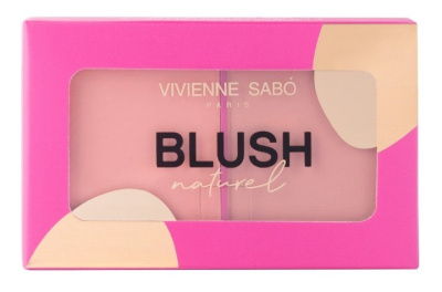 Vivienne Sabo палетка румян Naturel 01 Нежно- розовый 