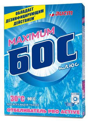 Бос плюс мах отбеливатель порошок 300г 
