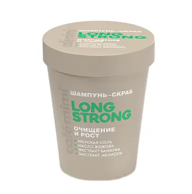 Cafe Mimi COLOURS шампунь скраб для волос long очищение и рост 310 г