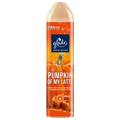 Glade освежитель воздуха аэрозоль my latte 300 мл
